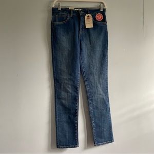 Levi's 721 High Rise Skinny Fit Jeans in Blue Story Girls Size 16 Regular NEW